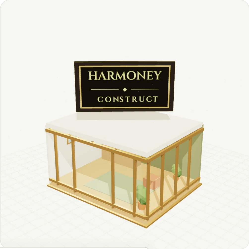 Showroom fit-out comercial - Harmoney Construct