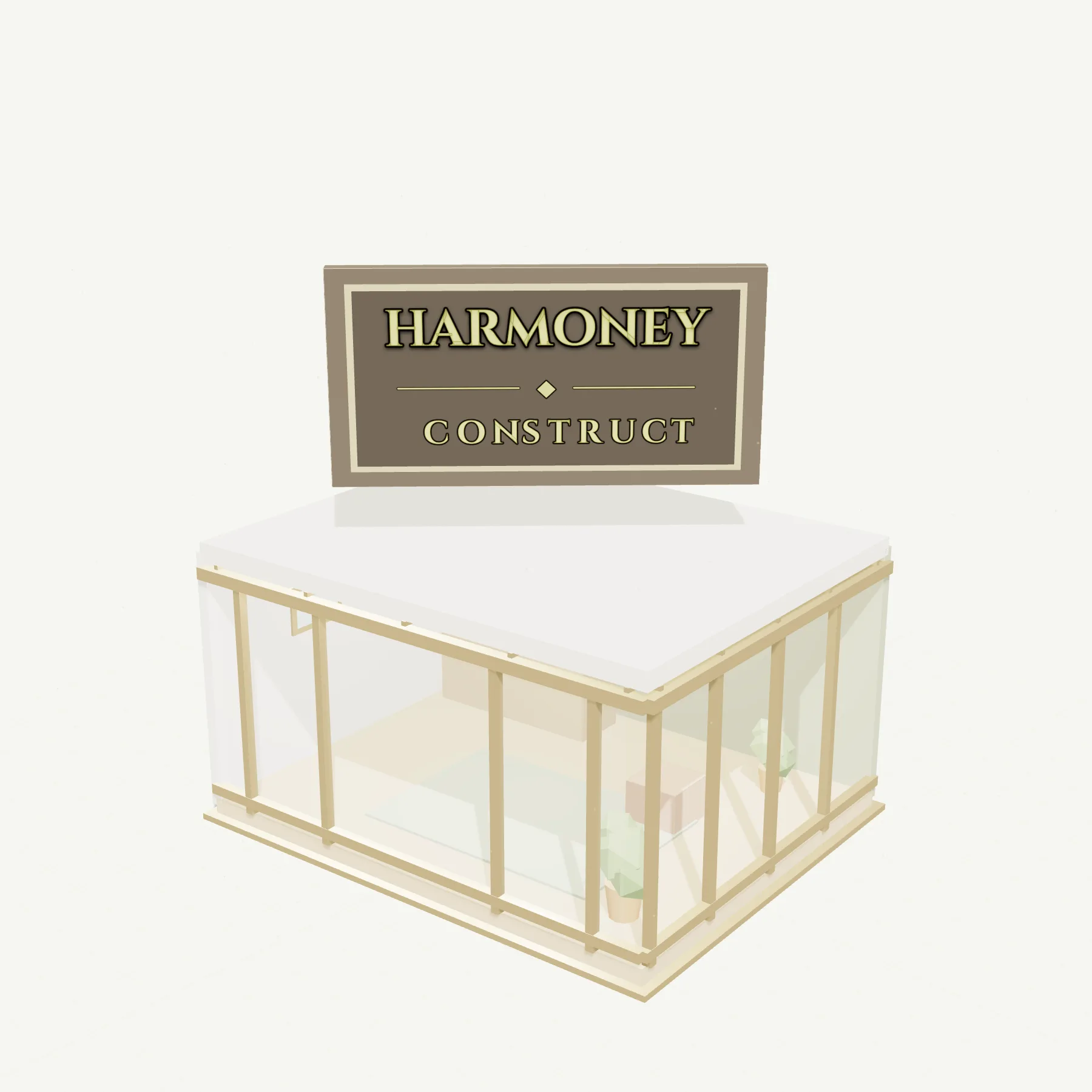 Showroom fit-out comercial - Harmoney Construct