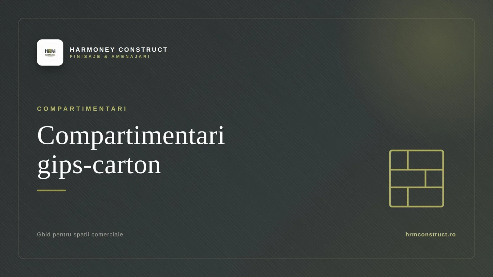 Compartimentari din gips-carton intr-un spatiu de birouri